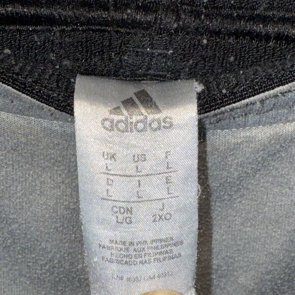 Adidas Grey Track Pants Sweatpants Men’s Size Large - Picture 3 of 3